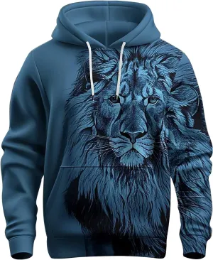 Mens Hoodie Blouse Shirt Autumn And Winter Leisure Hooded Sweater Solid Color Sweater Soft Top Blouse Hoodies For