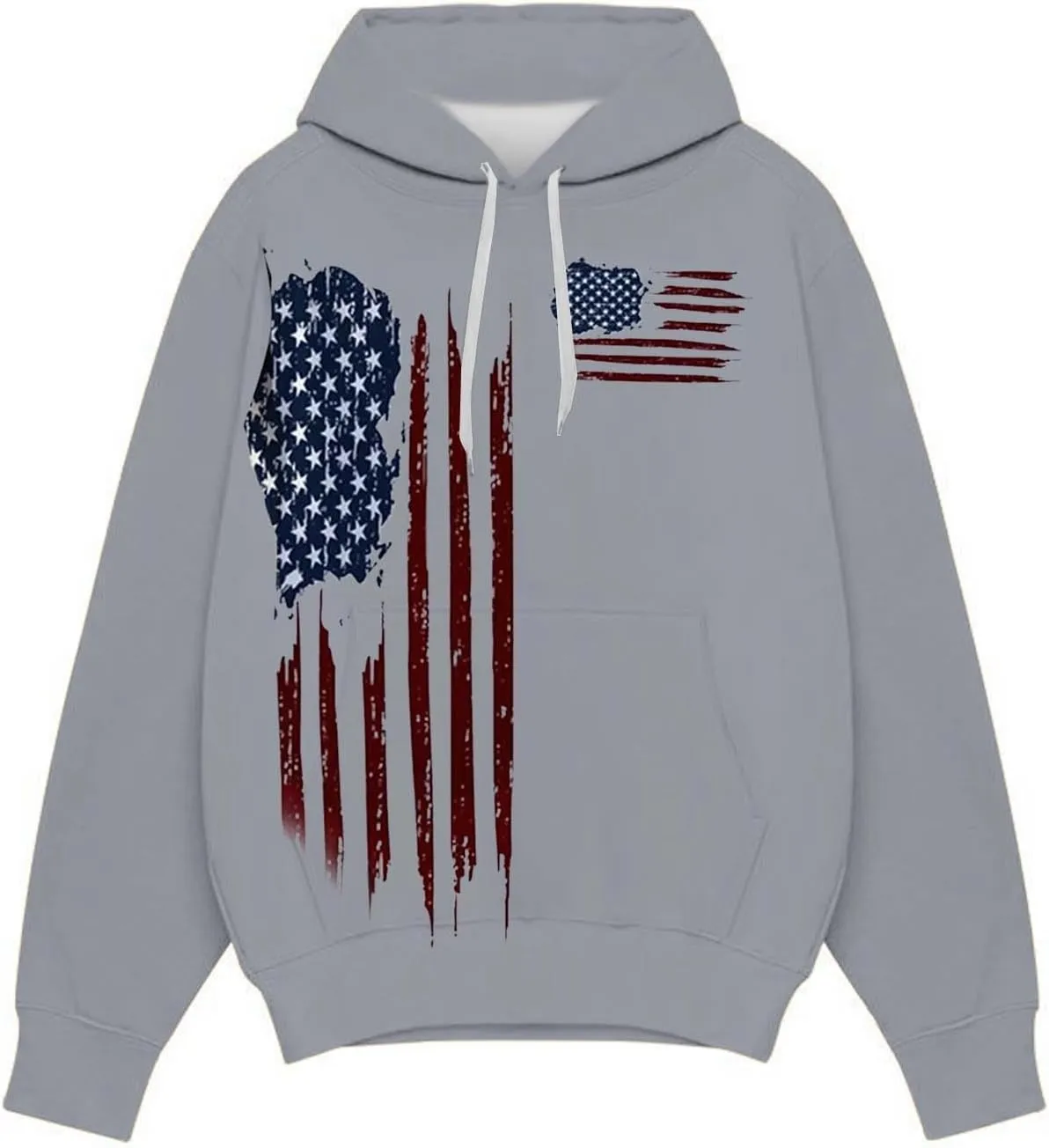 Men's Hoodies Pullover Soft Pocket Winter Sleeve Sweater And Solid Men's Men's Blouse Sweatshirt With Pocket Black