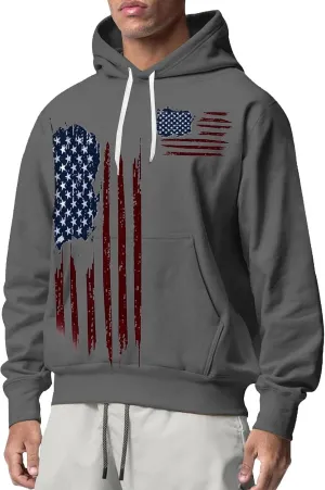Men's Hoodies Pullover Soft Pocket Winter Sleeve Sweater And Solid Men's Men's Blouse Sweatshirt With Pocket Black