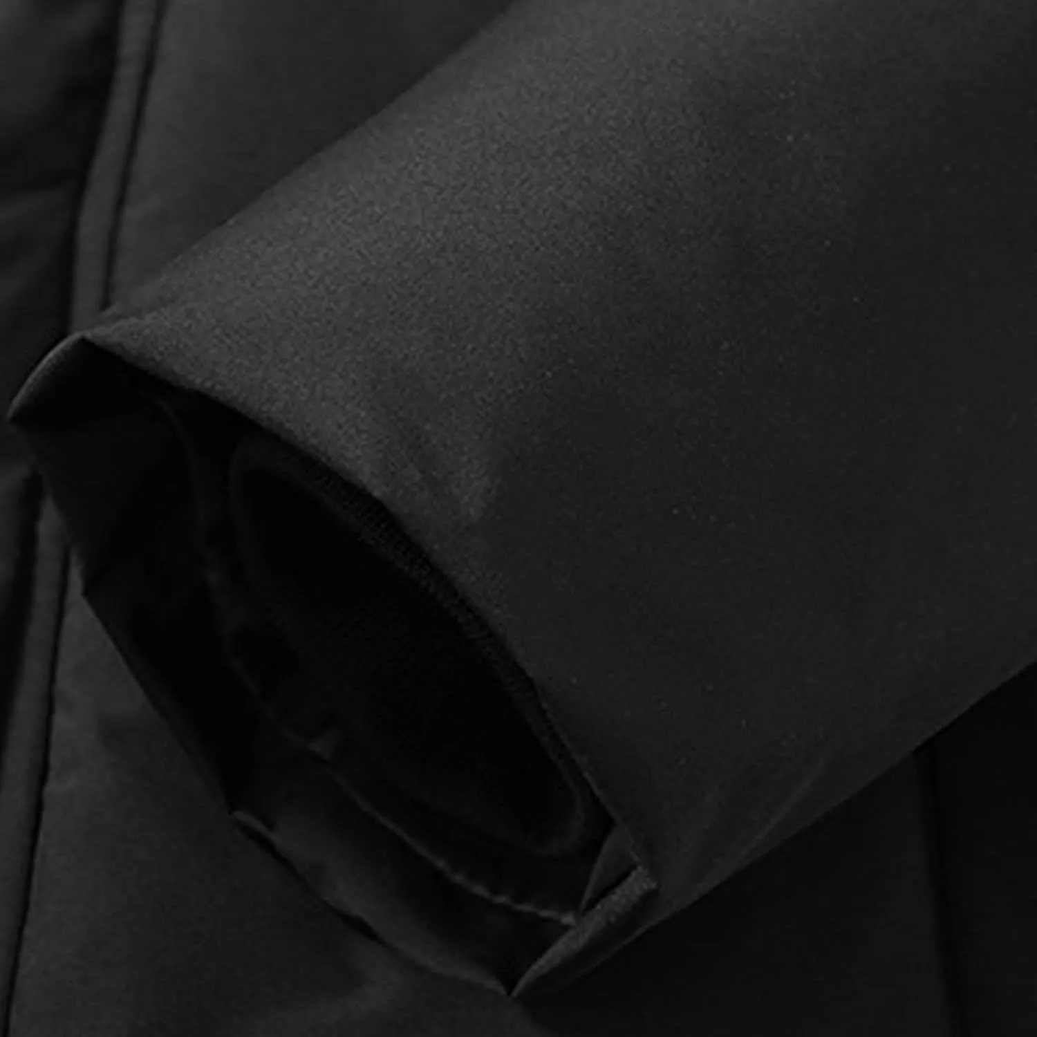 Men's Long Puffer Jacket Down Hooded Waterproof Winter Coats