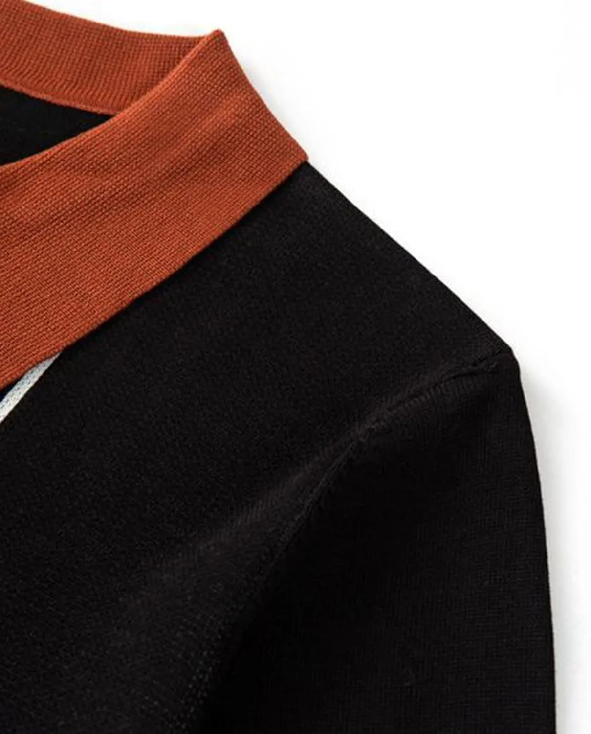 Mens Long Sleeve Button Down Knitted Cardigan Sweaters Trendy Loose FIt Lapel Stripe Printed Winter Knit Sweater