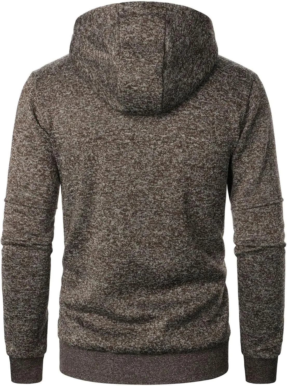 Men's Long Sleeve Full Zip Hoodies Casual Patterned Slim Fit Hooded Sweatshirt Active Workout Sweatshirt with Pockets