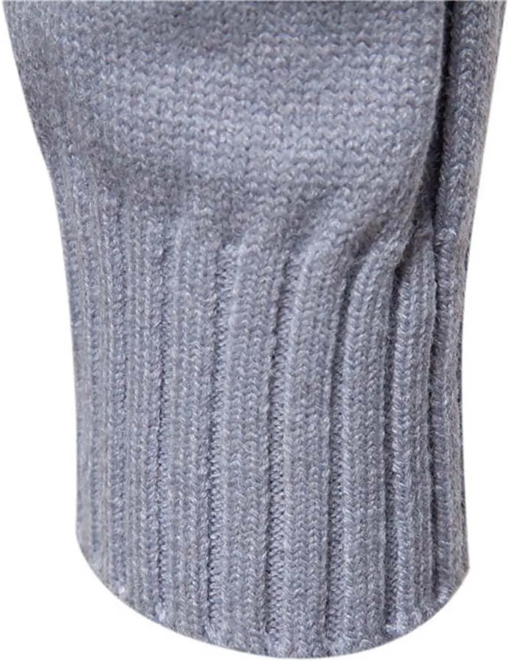 Mens Long Sleeve V Neck Sweater Casual Slim Fit Dress Pullover Sweater Business Ribbed Twisted Patterned Knit Sweater