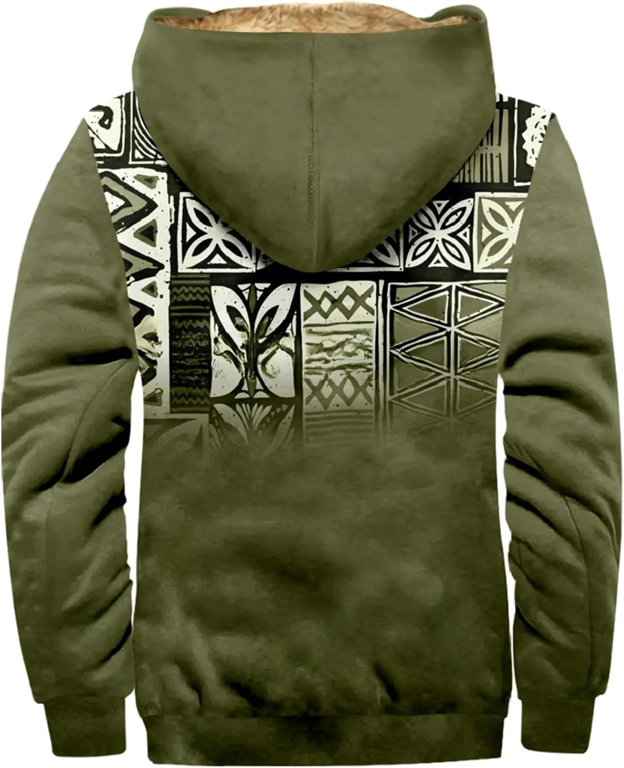 Men's Loose Novelty Coats Long Sleeve Zipper Hooded Soft Elegant Coat Climbing Jacket for Men