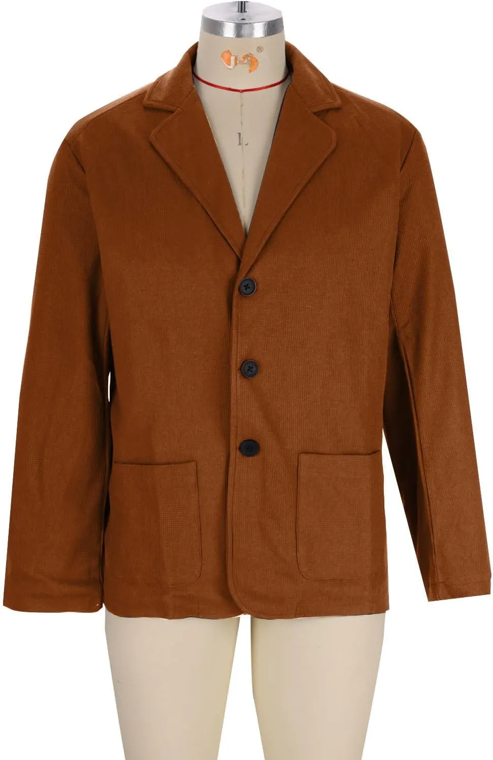 Mens Notched Collared Cardigan Sweater Long Sleeve Button Down Slim Fit Knit Sweaters Fall Winter Coats with Pockets