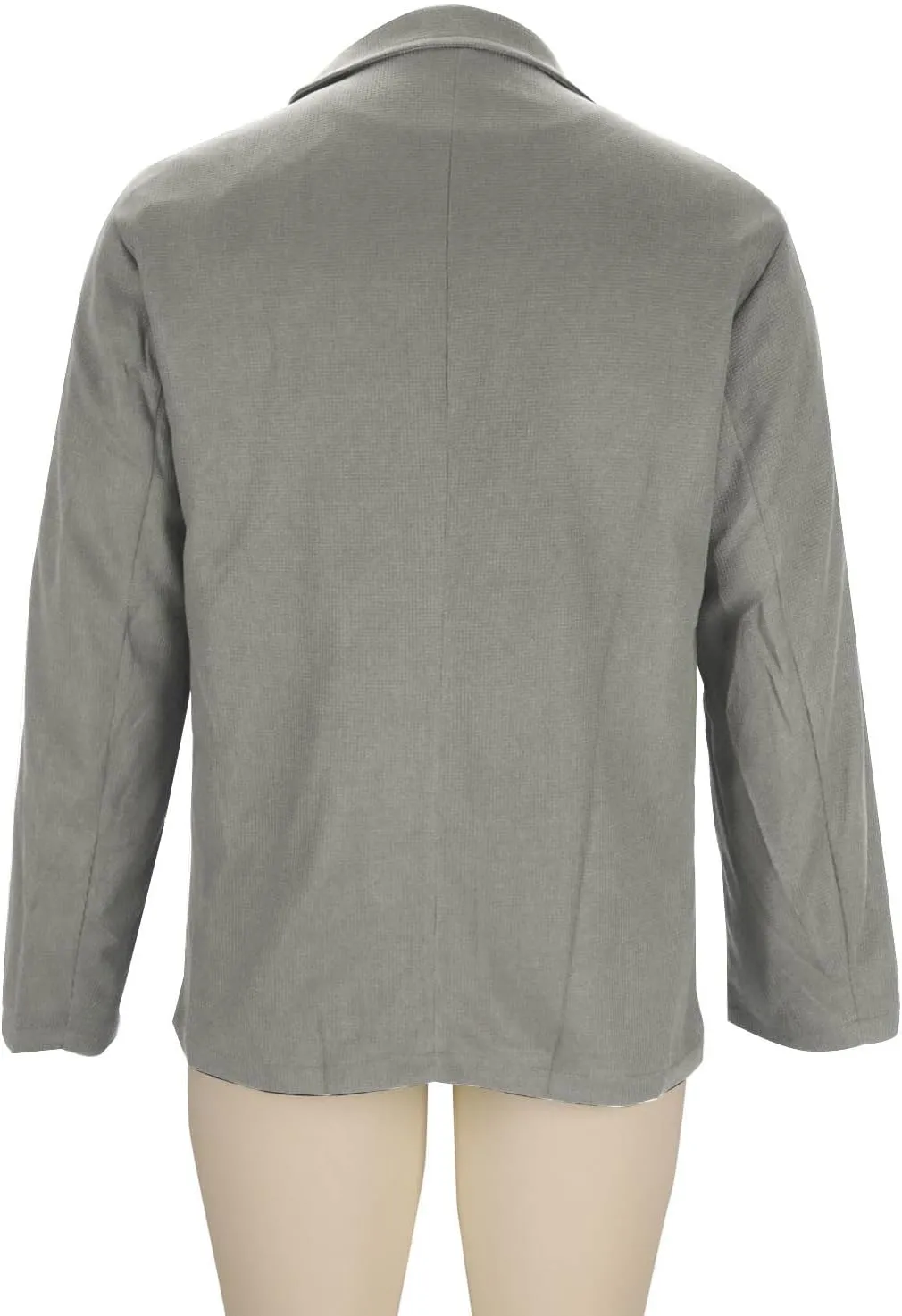Mens Notched Collared Cardigan Sweater Long Sleeve Button Down Slim Fit Knit Sweaters Fall Winter Coats with Pockets