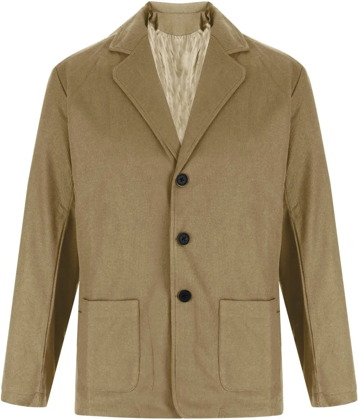 Mens Notched Collared Cardigan Sweater Long Sleeve Button Down Slim Fit Knit Sweaters Fall Winter Coats with Pockets