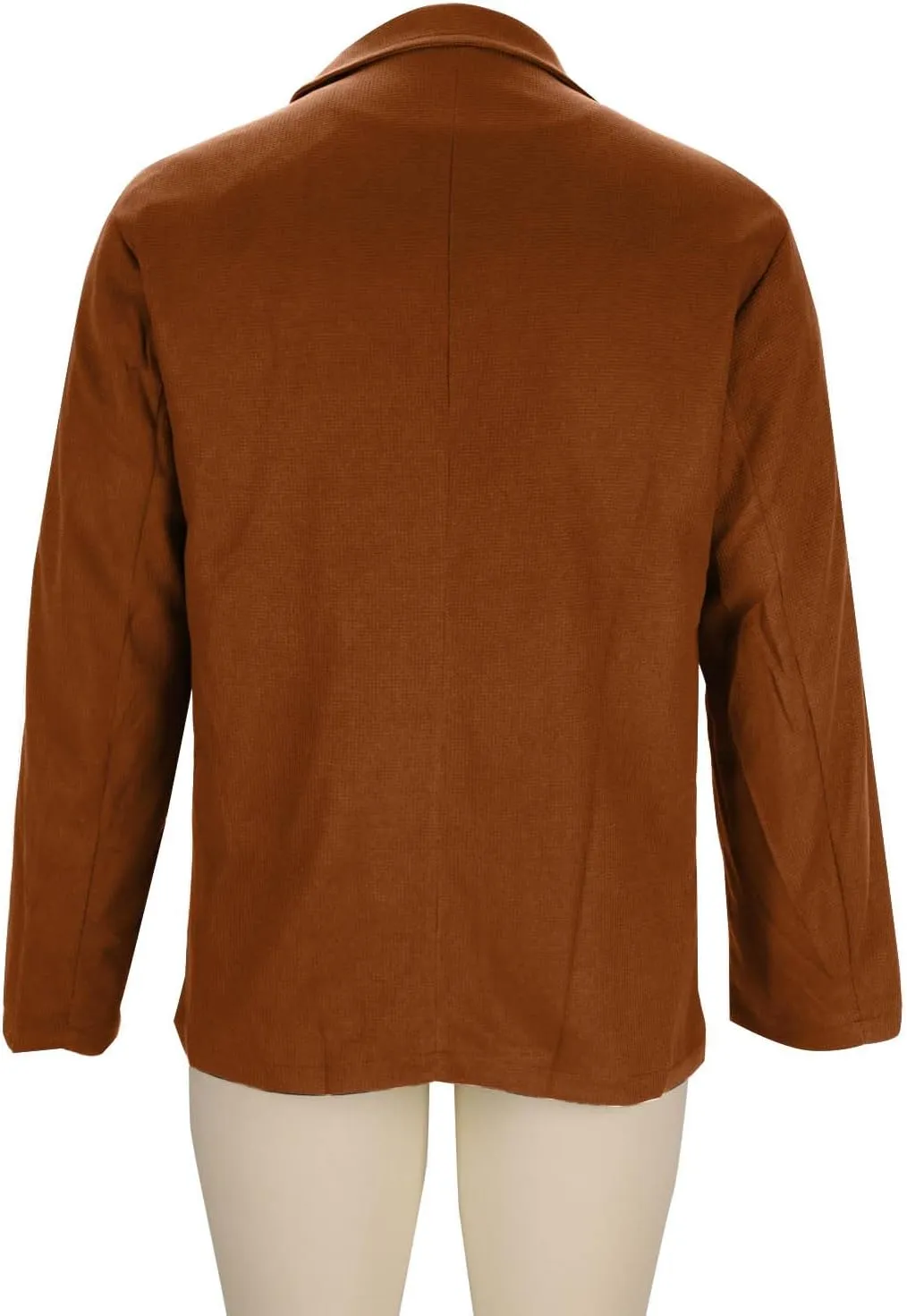 Mens Notched Collared Cardigan Sweater Long Sleeve Button Down Slim Fit Knit Sweaters Fall Winter Coats with Pockets