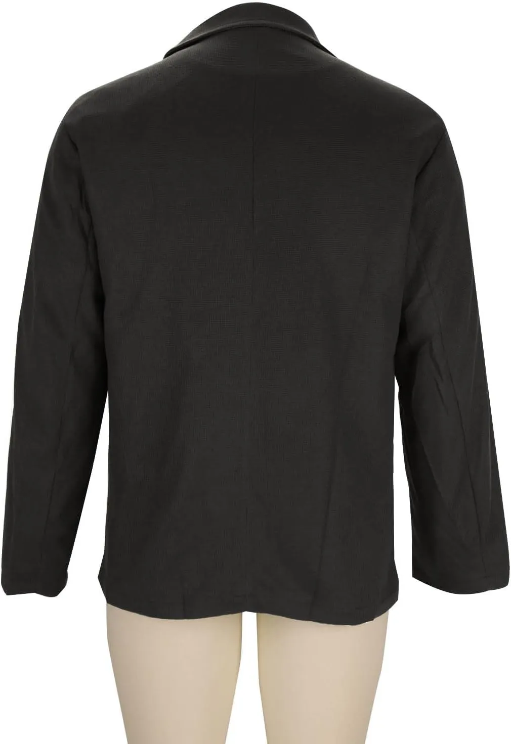 Mens Notched Collared Cardigan Sweater Long Sleeve Button Down Slim Fit Knit Sweaters Fall Winter Coats with Pockets