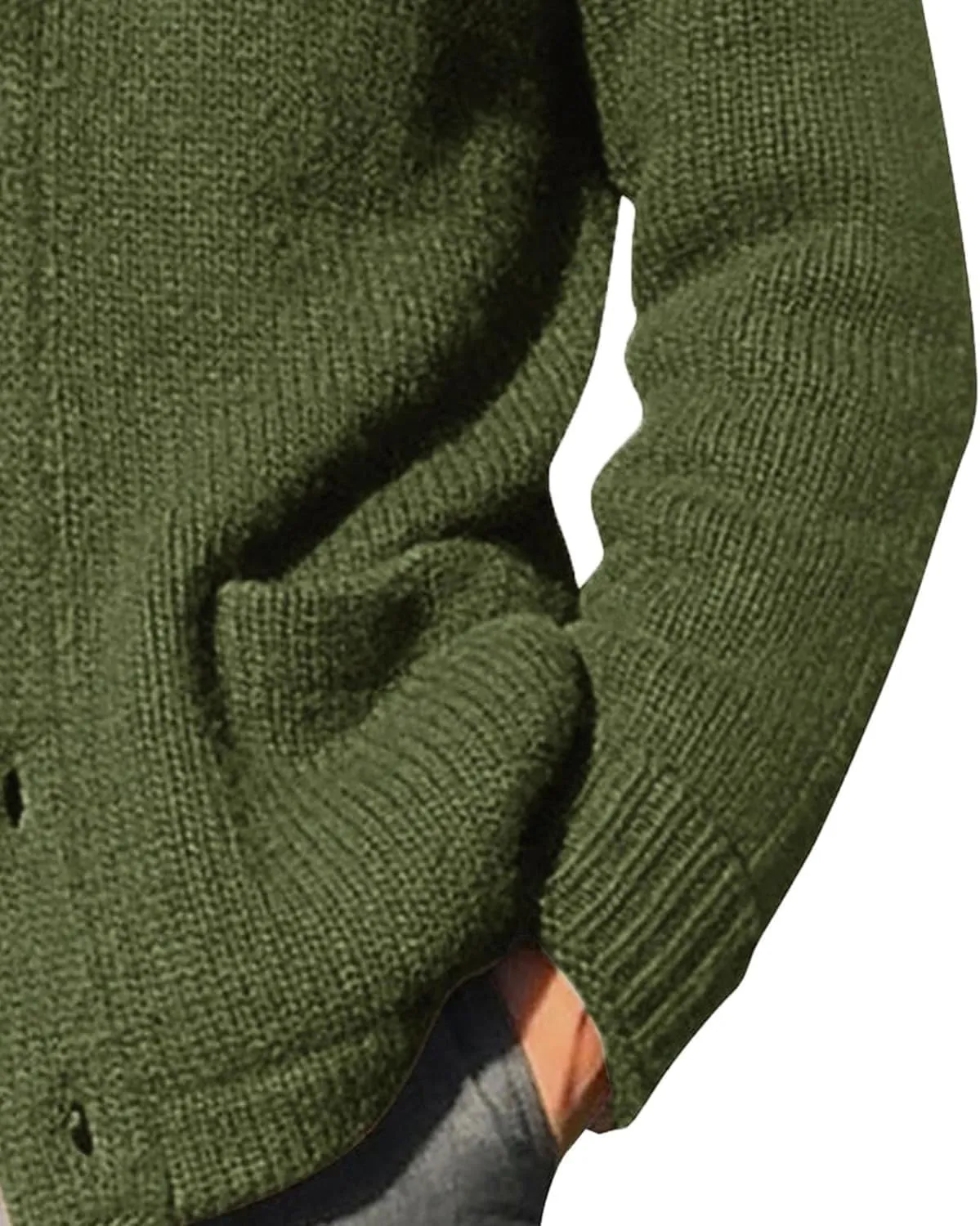 Men's Shawl Collar Cardigan Sweaters Button Down Knitted Ribbed Cardigans Casual Long Sleeve Knit Jackets Outerwear