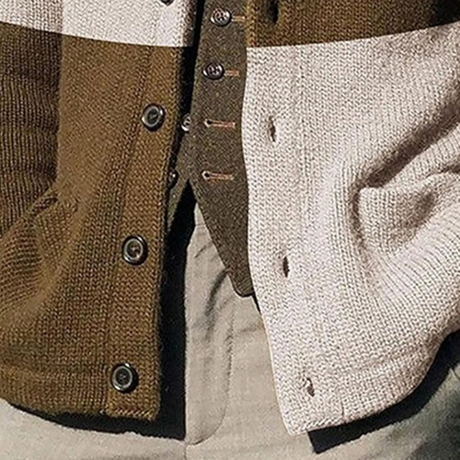 Men's Shawl Collar Cardigan Sweaters Button Down Knitted Ribbed Cardigans Casual Long Sleeve Knit Jackets Outerwear