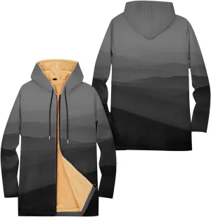 Mens Sherpa Hoodie Zip Up Thermal Warm Hooded Fleece Winter Thick Hoodies