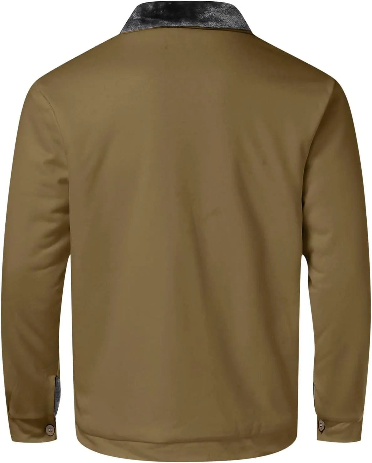 Mens Sport Coat, Hooded Winter Coats Water Resistant Warm Thicken Insulated Button zipper Windproof Jacket with Pocket