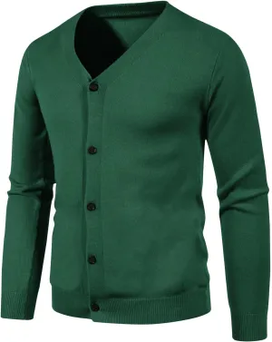 Mens Thin Lightweight Cardigan Sweaters Slim Fit Knit Sweater Big and Tall Cardigan Sweater Button Down Sweaters