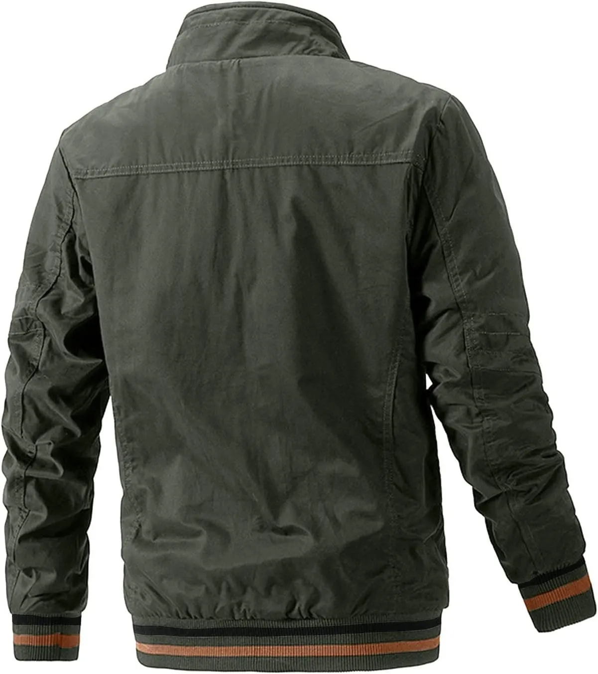 Men's Windbreaker Jacket Big and Tall Lightweight Stylish Reversible Jackets Casual Full Zip Up Work Dress Business, XL-5XL