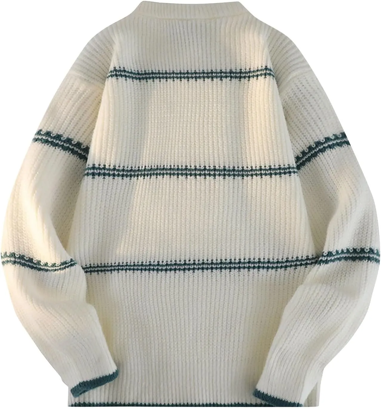 Mens Womens Oversized Turtleneck Sweater Chunky Knit Loose Fit Pullover Jumper Tops Unisex Chunky Warm Sweaters