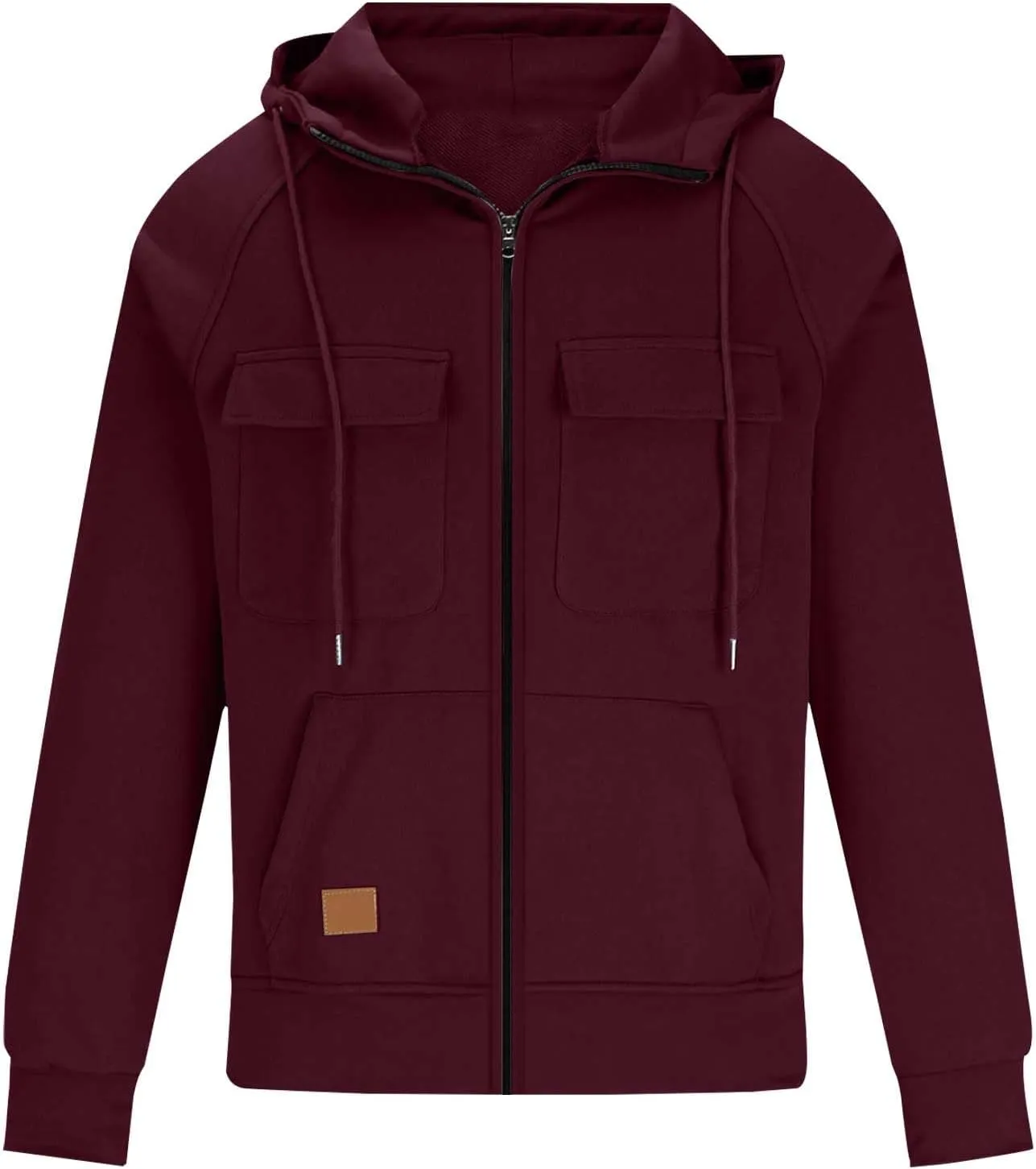 Mens Zip Up Tactical Hoodies Big and Tall Work Military Cargo Hooded Sweatshirt Hippie Aztec Cowboy Pullover Hoodies