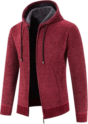 MIDOO Lightweight Golf Rain Jacket Men Soft Fleece Hooded Sweatshirt Windbreaker Loose Sports Sweater Hoodie Jacket