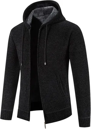 MIDOO Lightweight Golf Rain Jacket Men Soft Fleece Hooded Sweatshirt Windbreaker Loose Sports Sweater Hoodie Jacket