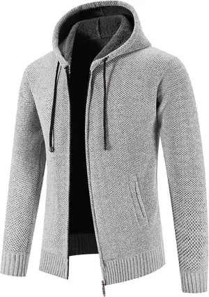 MIDOO Lightweight Golf Rain Jacket Men Soft Fleece Hooded Sweatshirt Windbreaker Loose Sports Sweater Hoodie Jacket