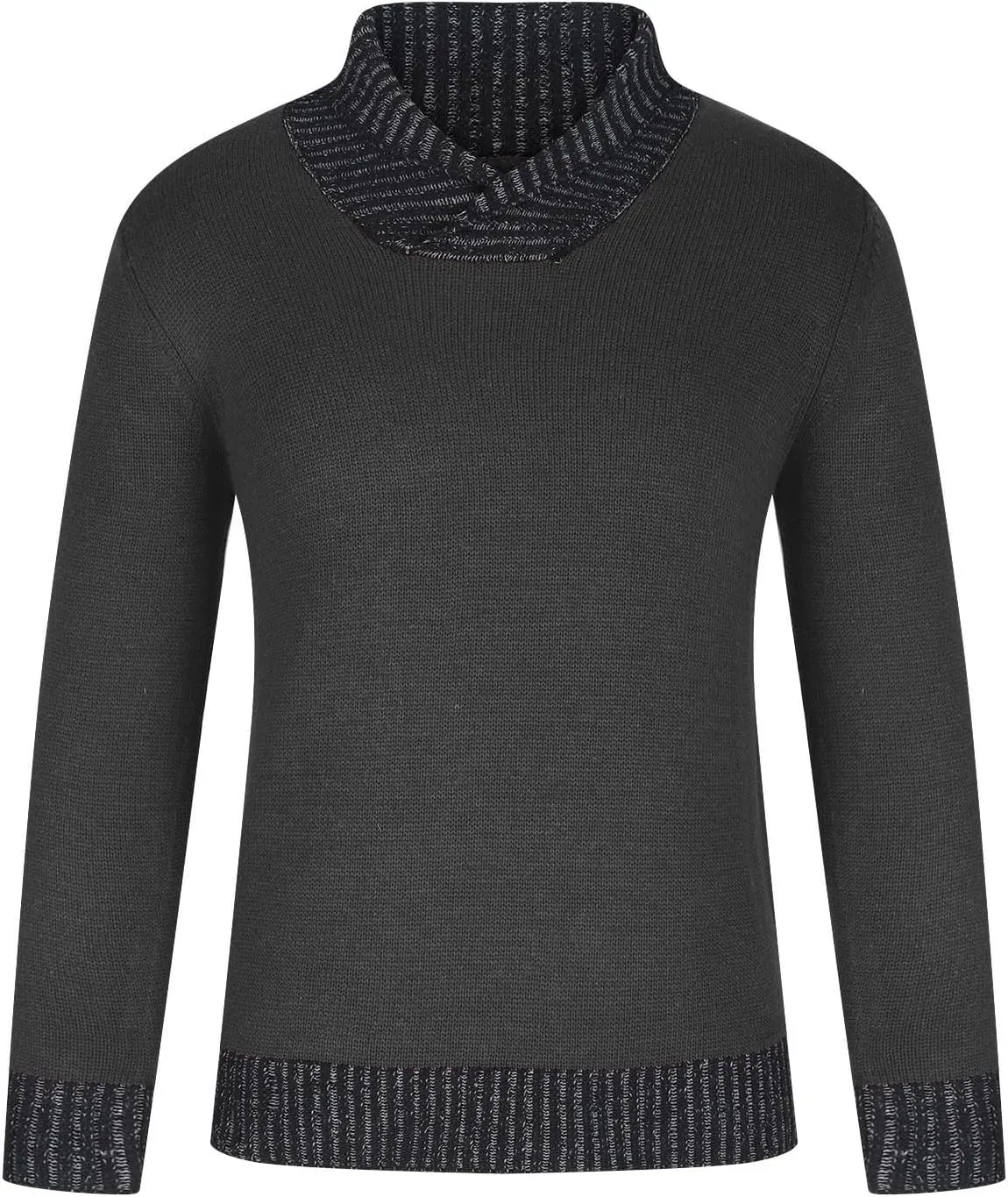 Muscularfit Men's V Neck Sweaters Pullover Long Sleeve Design Lightweight Knitted Sweaters Business Casual Pullover Sweater