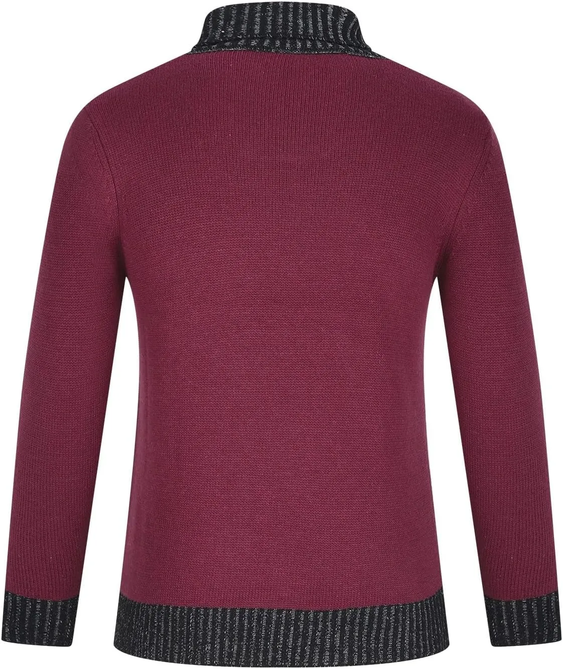 Muscularfit Men's V Neck Sweaters Pullover Long Sleeve Design Lightweight Knitted Sweaters Business Casual Pullover Sweater