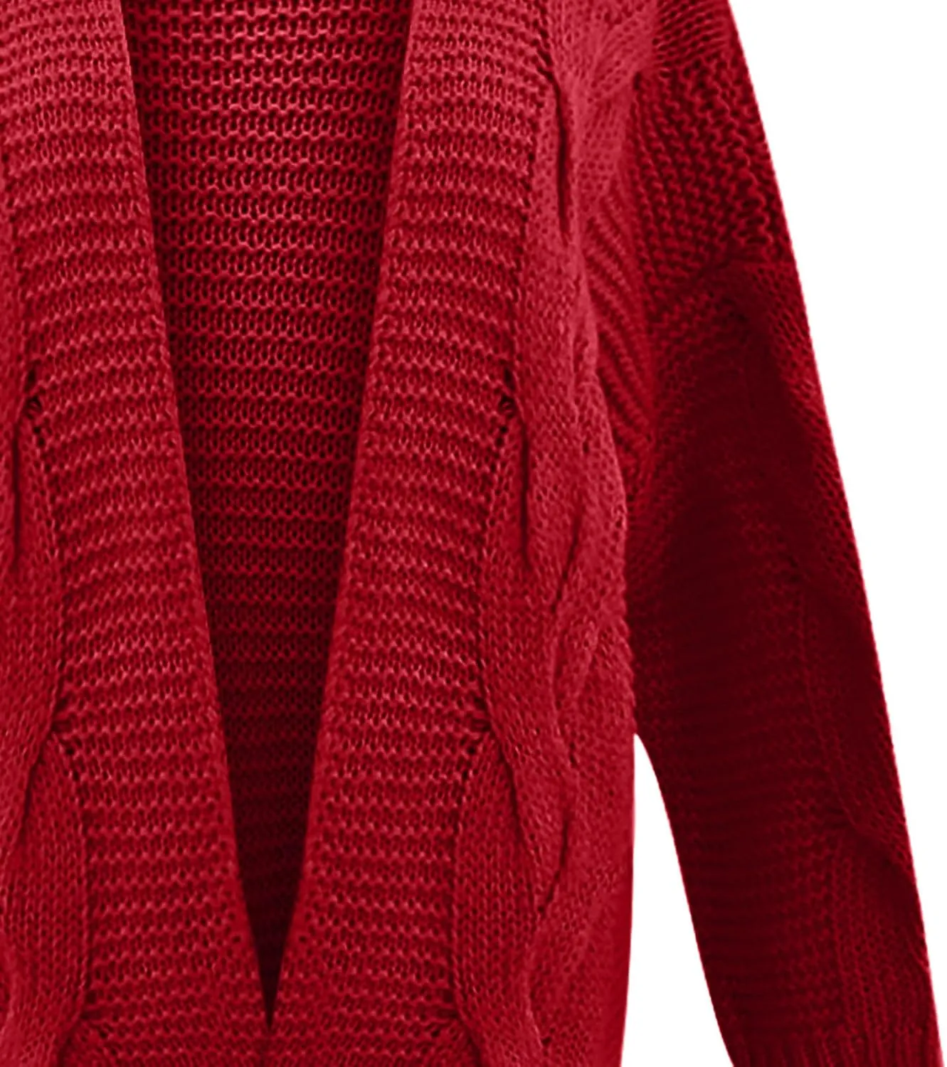 Oversized Cardigan for Women 2023 Long Sleeve Open Front Chunky Cable Knit Sweaters Loose Fit Slouchy Casual Cardigans