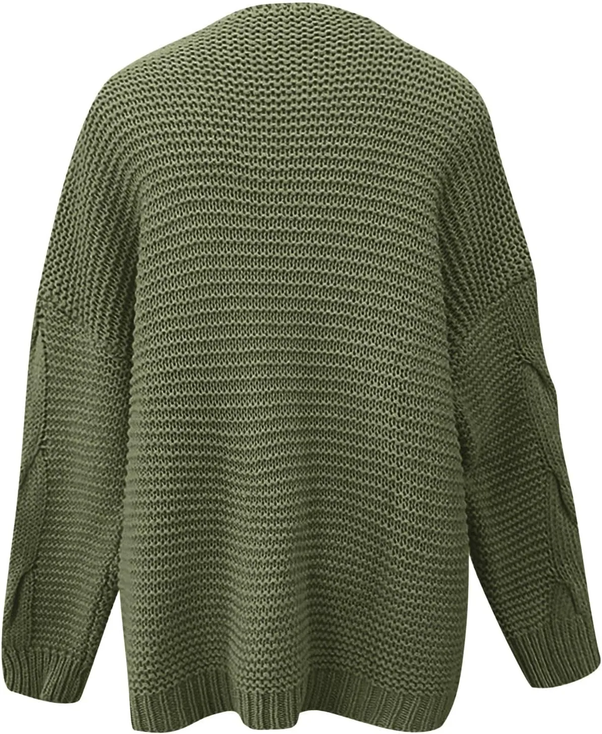 Oversized Cardigan for Women 2023 Long Sleeve Open Front Chunky Cable Knit Sweaters Loose Fit Slouchy Casual Cardigans