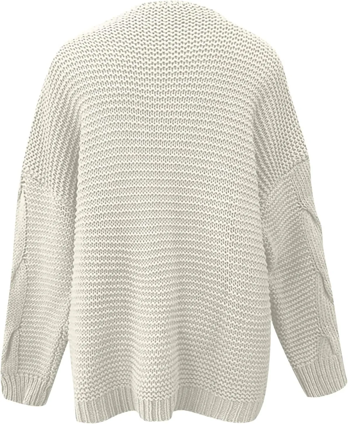 Oversized Cardigan for Women 2023 Long Sleeve Open Front Chunky Cable Knit Sweaters Loose Fit Slouchy Casual Cardigans