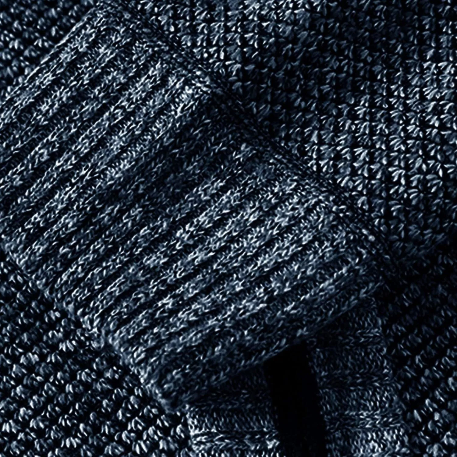 Oversized Knit Sweater for Men Zipper Houndstooth Print Pullover Slim Fit Autumn Fashion Pullover Sweater