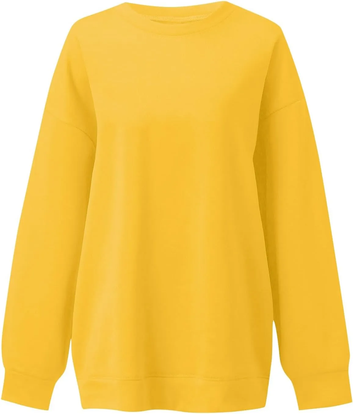 Oversized Sweatshirt for Women Baggy Fleece Crewneck Sweatshirts Comfy Drop Shoulder Pullover Hoodie Soft Winter Coat