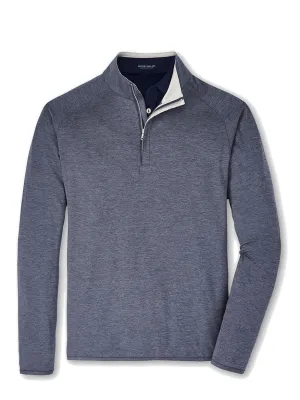 Peter Millar Stealth Performance Quarter-Zip in Steel