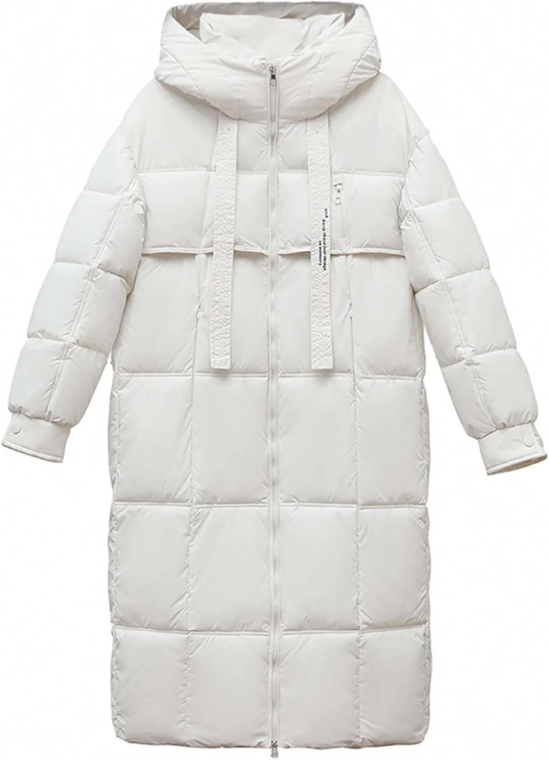 Plus size Thermal Coat for Women Long Length Heavyweight Thicken Down Jackets 2024 Trendy Warm Oversize Puffer Jacket