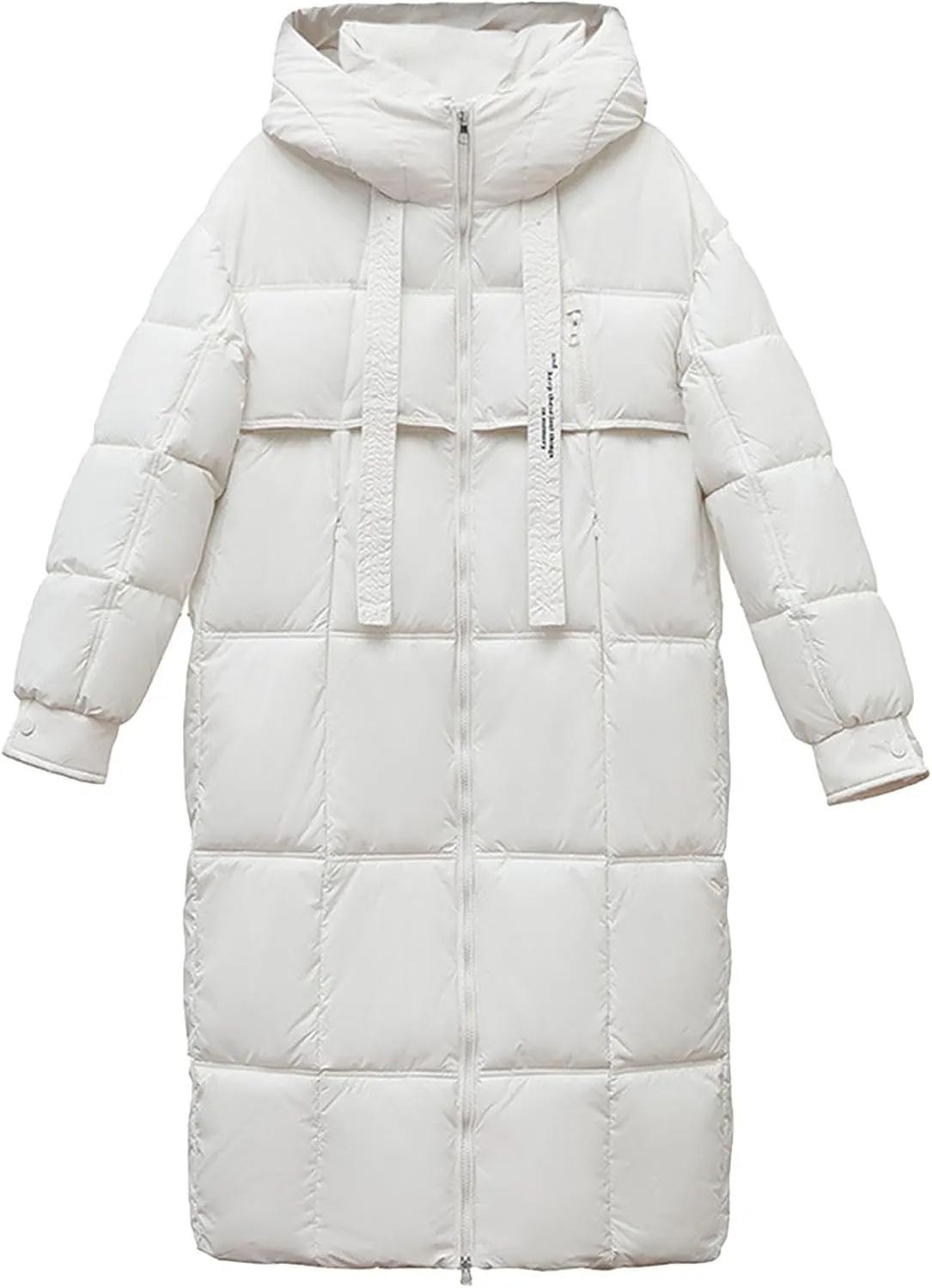 Plus size Thermal Coat for Women Long Length Heavyweight Thicken Down Jackets 2024 Trendy Warm Oversize Puffer Jacket