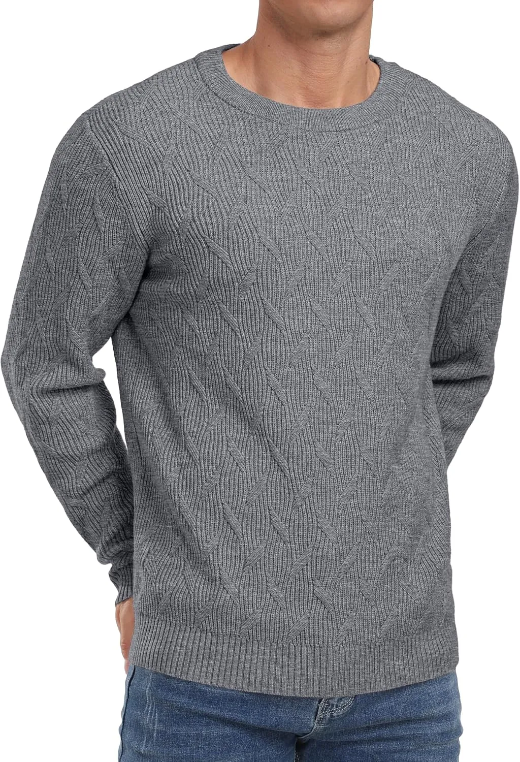 Sailwind Men's Crewneck Pullover Sweater Lightweight Casual Knitted Sweaters