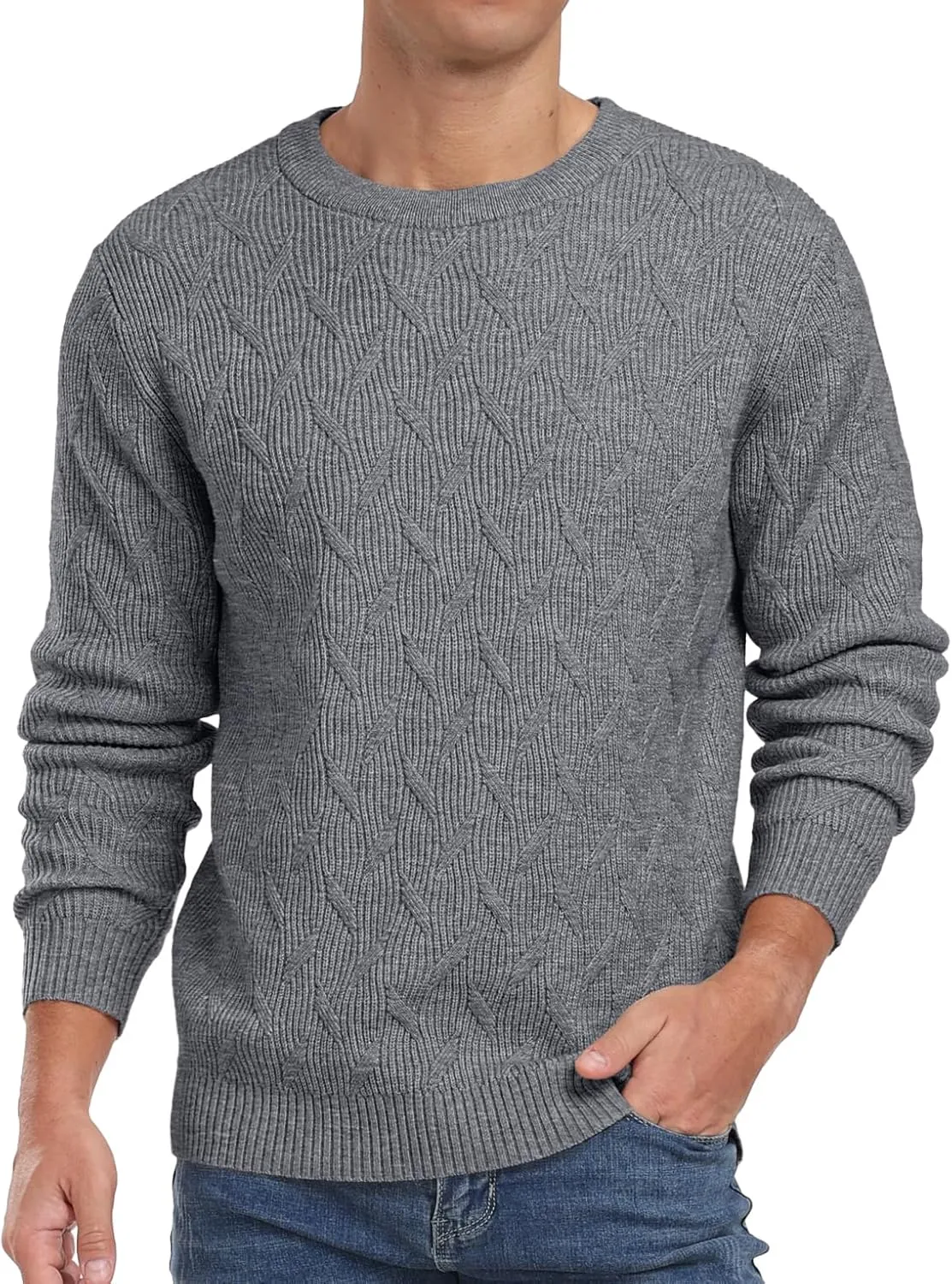Sailwind Men's Crewneck Pullover Sweater Lightweight Casual Knitted Sweaters