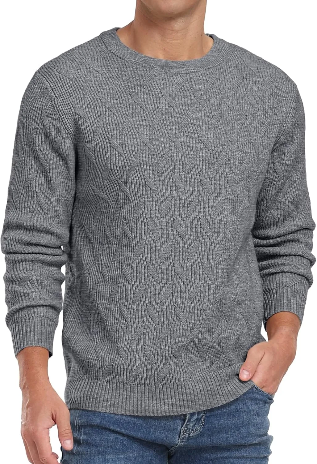 Sailwind Men's Crewneck Pullover Sweater Lightweight Casual Knitted Sweaters