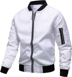SUWBMHWE Men's Rain Jacket Waterproof Breathable Raincoat Stand Collar for Outdoor Hiking Traveling Cycling Windbreaker