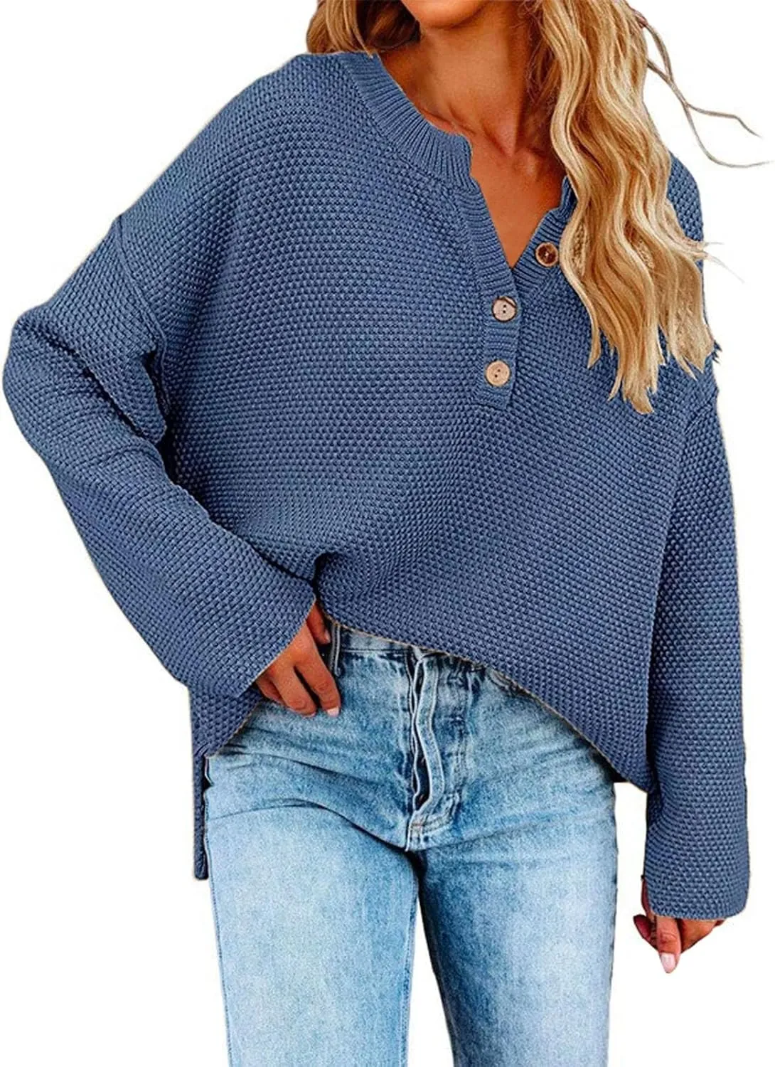 Sweaters for Women Fit Lightweight Long Sleeve Turtleneck Sweater Fall Sweaters Round Neck Oversized Sweater for