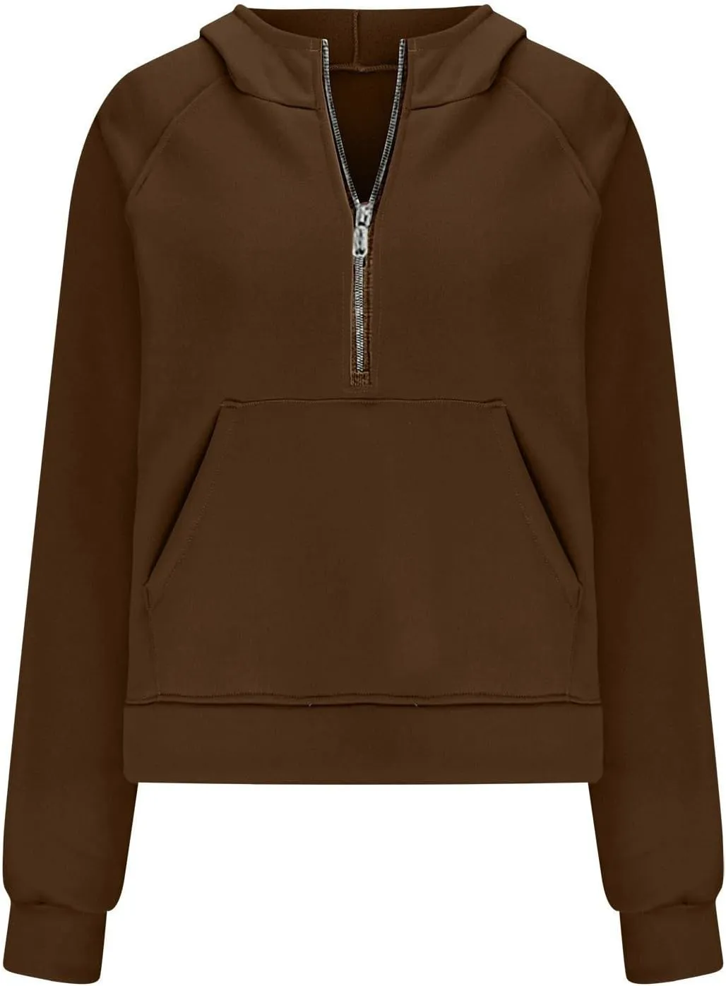 Sweatshirts for Women Haif Zip Long Sleeve Fashion Cropped Lapel Neck Sweater Pullover Tops 2024 Trendy Fall Clothes