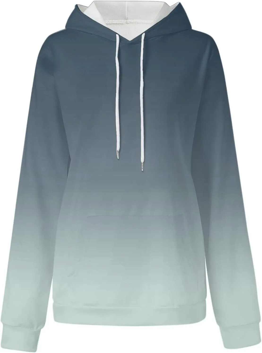 Tie-Dye Hoodies for Women Drawstring Sweatshirt Pullover Tops Oversized Casual Hooded Sweatshirt 2024 Trendy Sweater