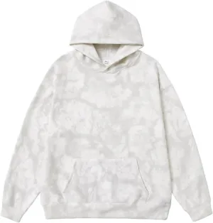 Tie Dye Sweatshirt for Men 2024 Fall Winter Fashion Long Sleeve Hoodies with Pocket Soft Comfy Loose Oversized Tops