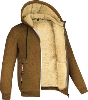 Top Men's Denim Jacket Men Trucker Hunting Heavyweight Jackets Sherpa Quilted Lined Shirt Windbreaker Outerwear