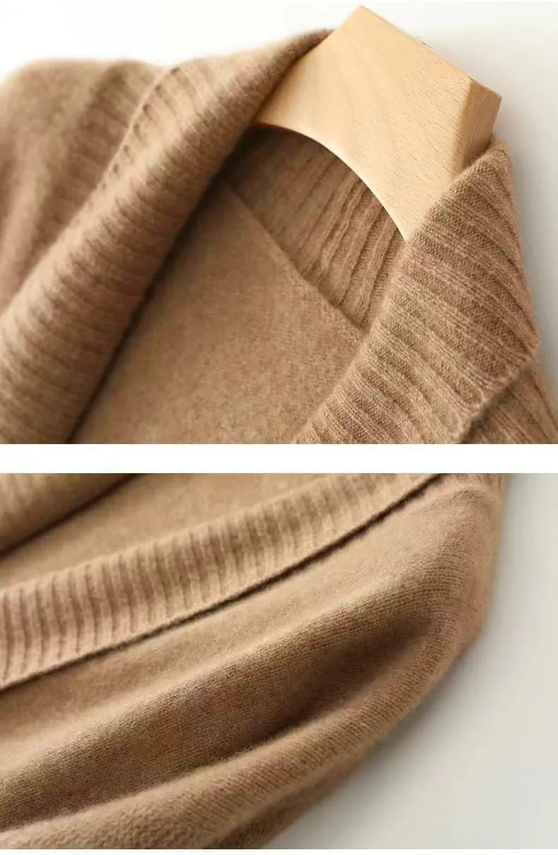 Welity Womens Oversized Cardigans Knit Open Front Cardigan Sweater with Pockets