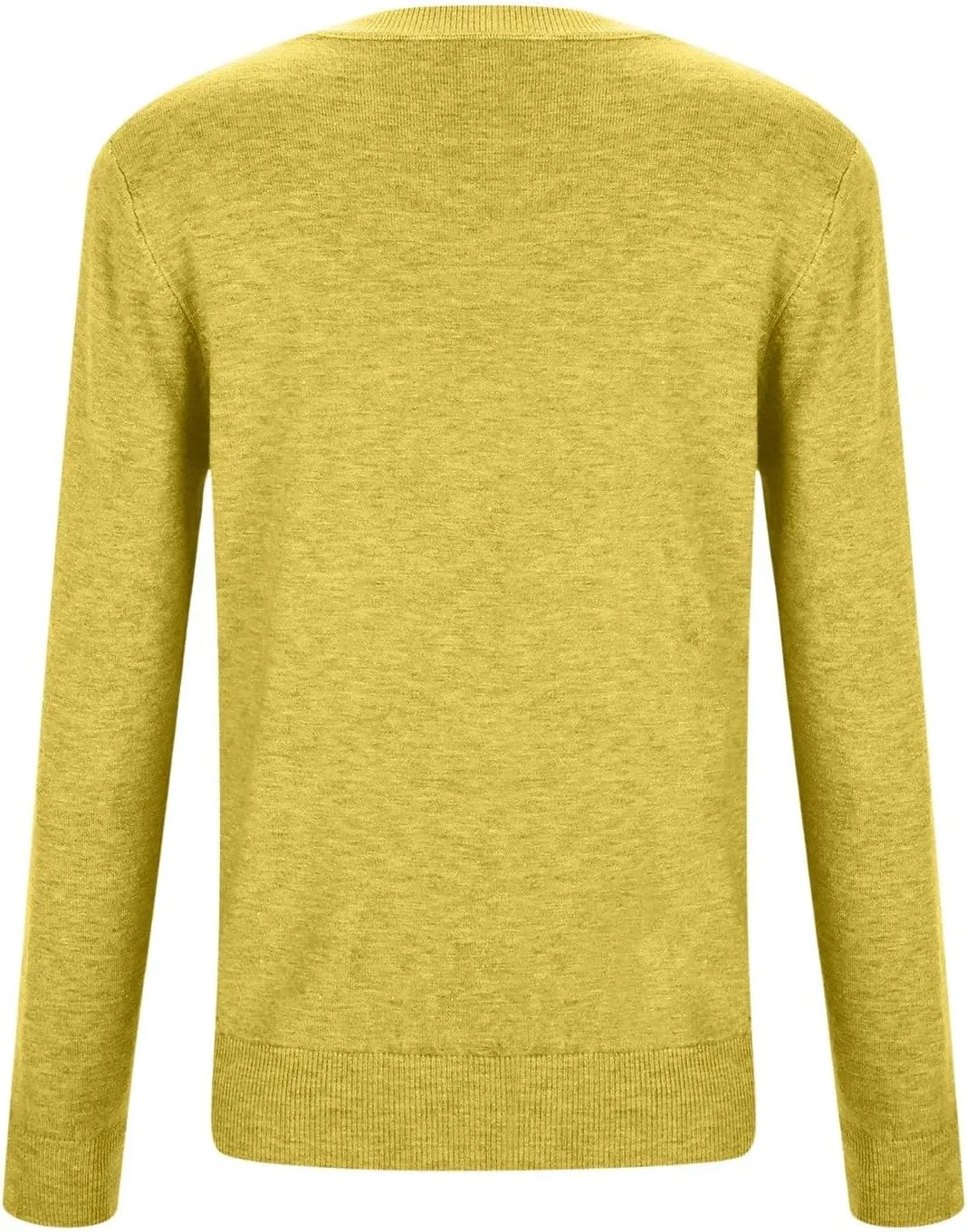 Women Cropped Pullover Sweatshirt Solid Crewneck Long Sleeve Knitted Pullover Sweater Casual Loose Fit Outfits