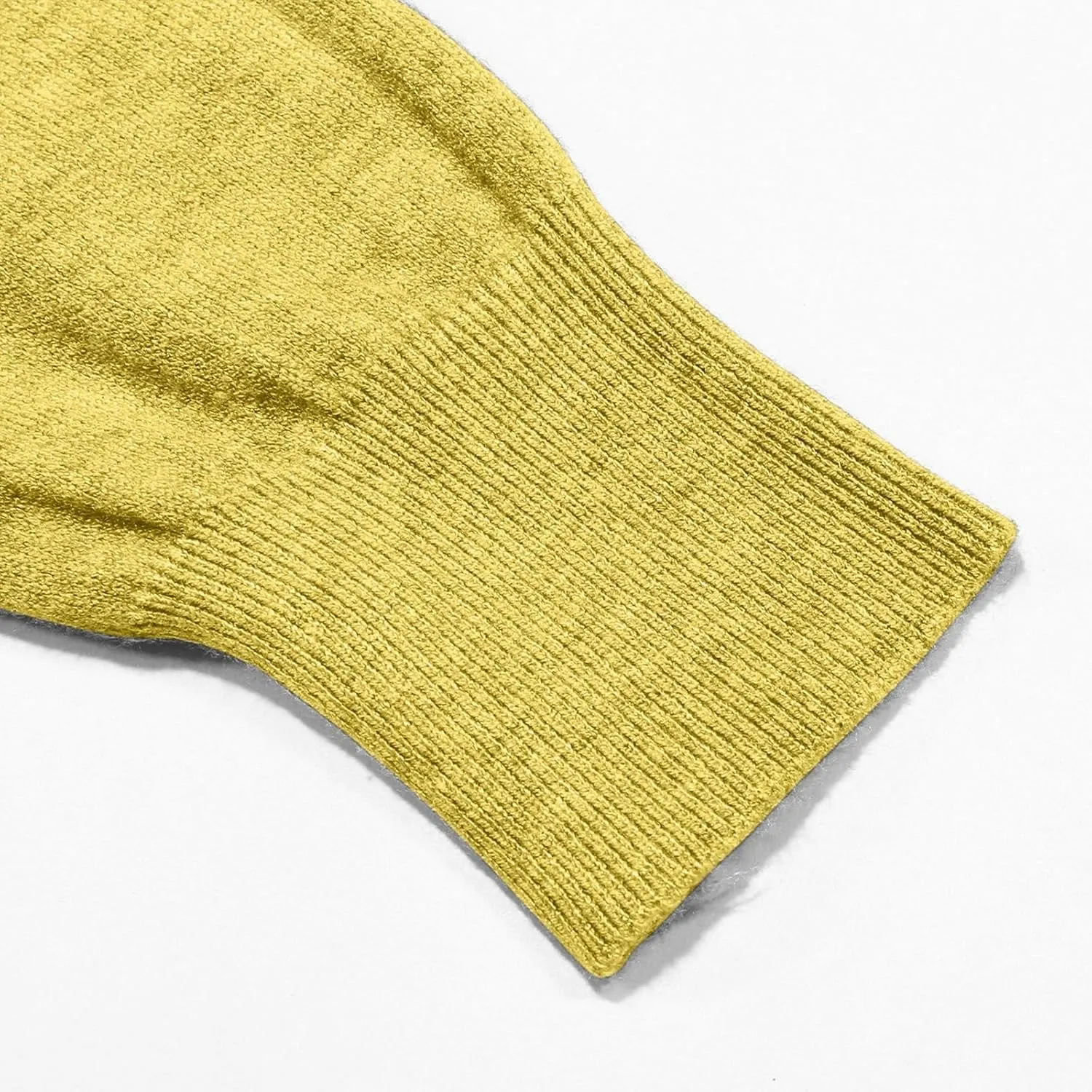 Women Cropped Pullover Sweatshirt Solid Crewneck Long Sleeve Knitted Pullover Sweater Casual Loose Fit Outfits