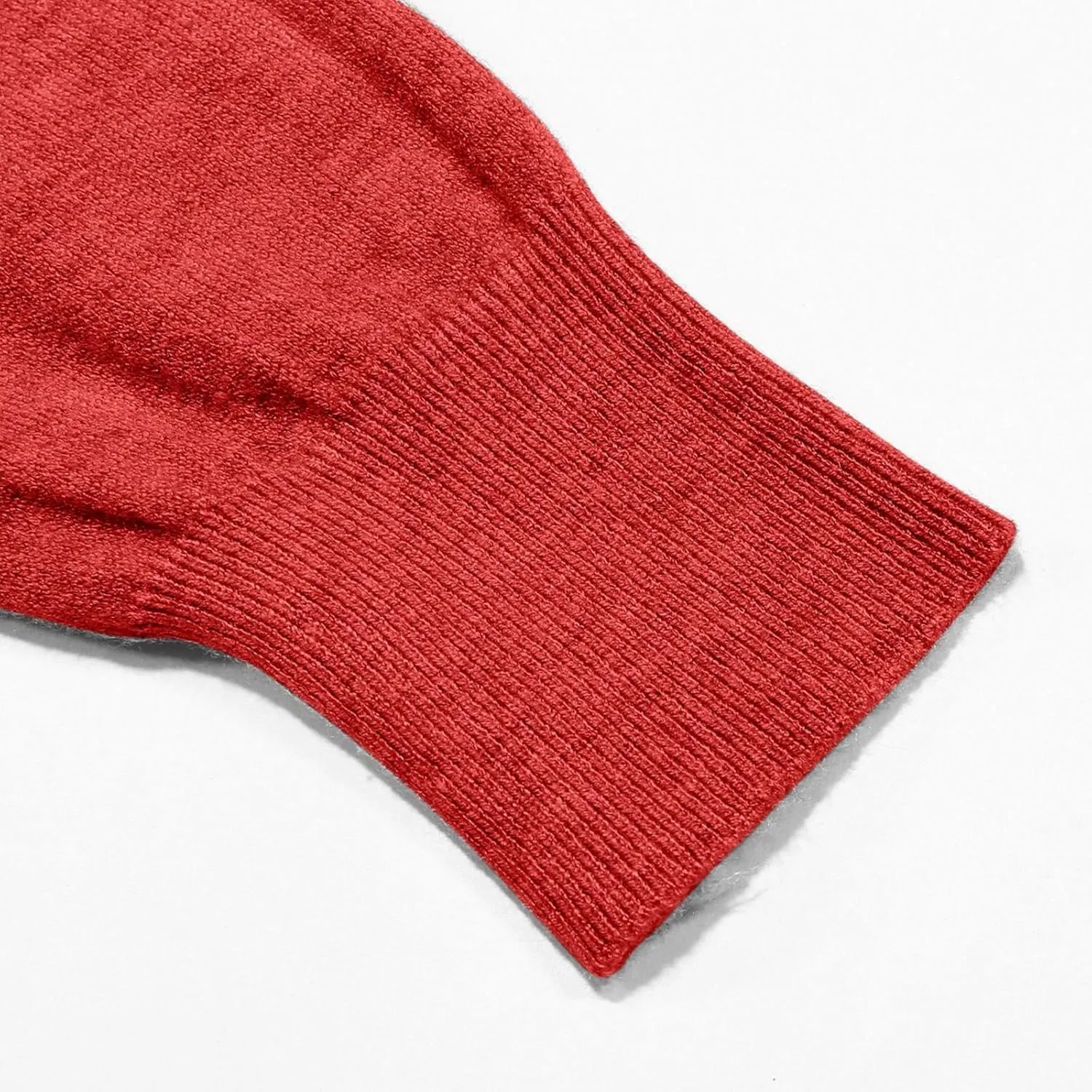 Women Cropped Pullover Sweatshirt Solid Crewneck Long Sleeve Knitted Pullover Sweater Casual Loose Fit Outfits
