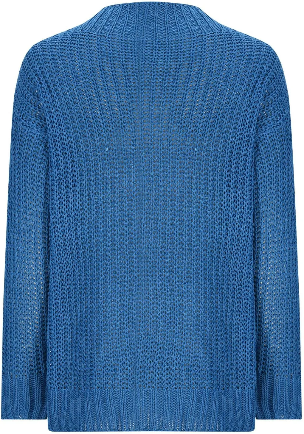 Women Long Sleeve Cable Knit Sweater Crewneck Loose Casual Pullovers Warm Lightweight Sweaters