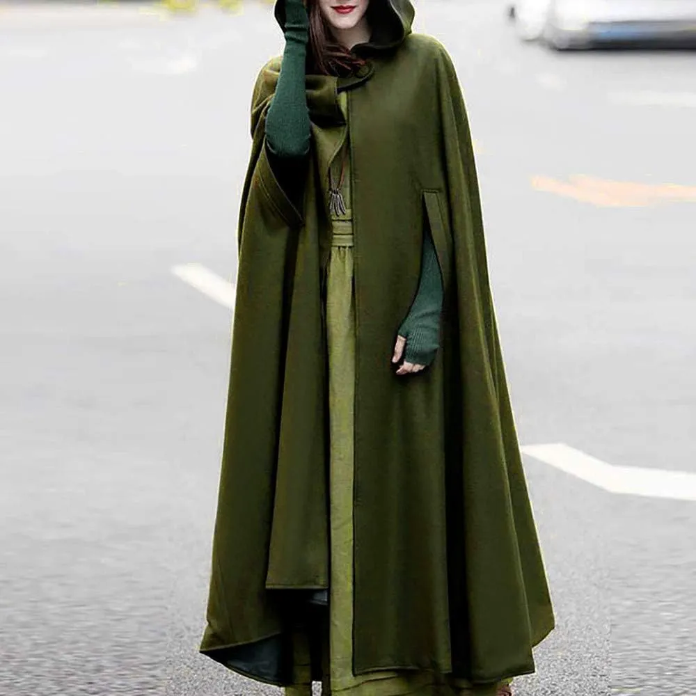 Women Trench Coat Open Front Cardigan Jacket Coat Cape Cloak Poncho Plus Womens Warm Long Cardigans