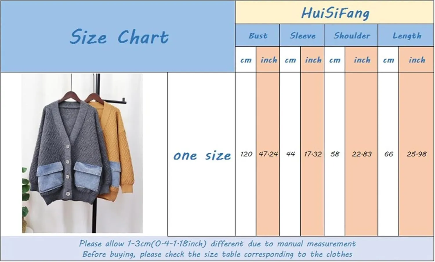 Women's Cable Knit Open Front Cardigans Trendy Cardigan Sweaters with Denim Pockets